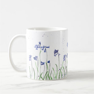 Blaue Glockenblumen Lila Blumengarten Wald Kaffeetasse