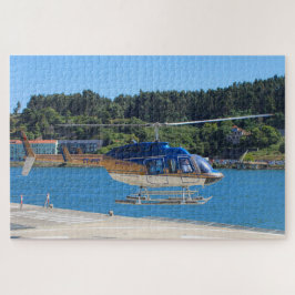 Blaue, goldene und weiße Hubschrauber, Portugal