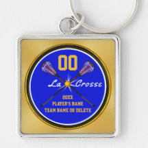 Blaue Goldlacrosse-Geschenke für Senioren,