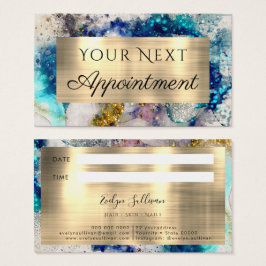 Blaue Goldmedaille - Glitzer