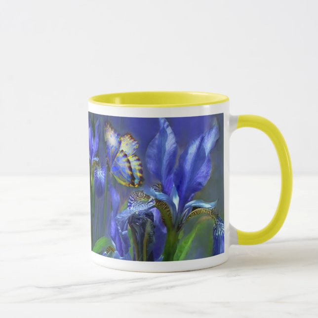 Blaue Göttin-Iris-Tasse Tasse (Rechts)
