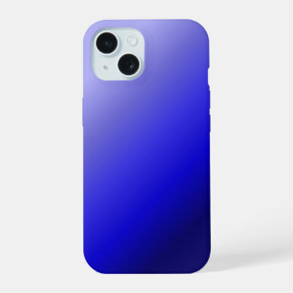 Blaue Gradient-Handyhülle | Minimal Modern  iPhone 15 Hülle