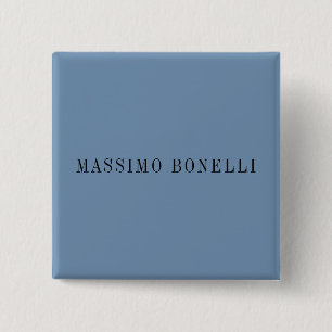 Blaue Graue Minimalistische Einfache Lesbare Moder Button