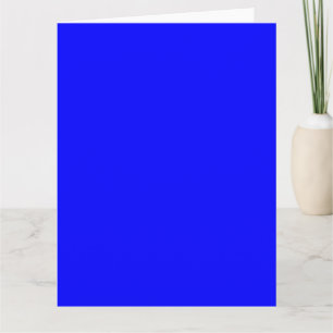 Blaue große Grußkarte Karte
