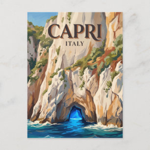 Blaue Grotte Capri Italien Postkarte