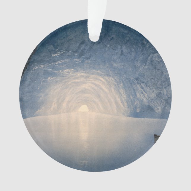 Blaue Grotte, Insel von Capri, Kampanien, Italien Ornament (Vorderseite)