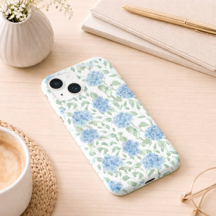 Blaue Grüne Aquarell-Wildblume Case-Mate iPhone 14 Hülle