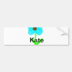 Blaue grüne Aquarellfarbe fügt dem Text einen eige Autoaufkleber