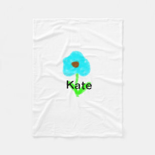 Blaue grüne Aquarellfarbe fügt dem Text einen eige Fleecedecke