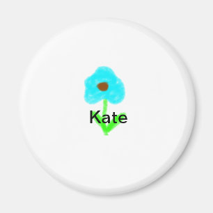 Blaue grüne Aquarellfarbe fügt dem Text einen eige Magnet
