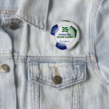 Blaue grüne Fußballmannschaft Farben Namen des Ath