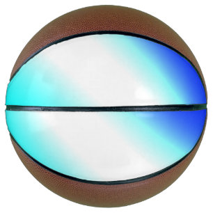 Blaue grüne Regenbogenfarben abstrakte Textur Basketball