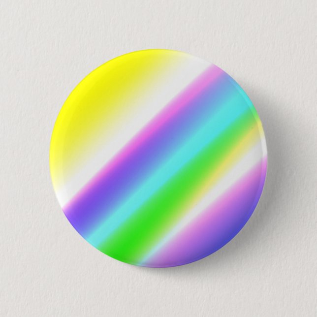 Blaue grüne Regenbogenfarben abstrakte Textur Button (Vorderseite)