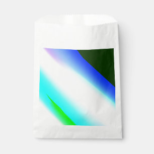 Blaue grüne Regenbogenfarben abstrakte Textur Geschenktütchen