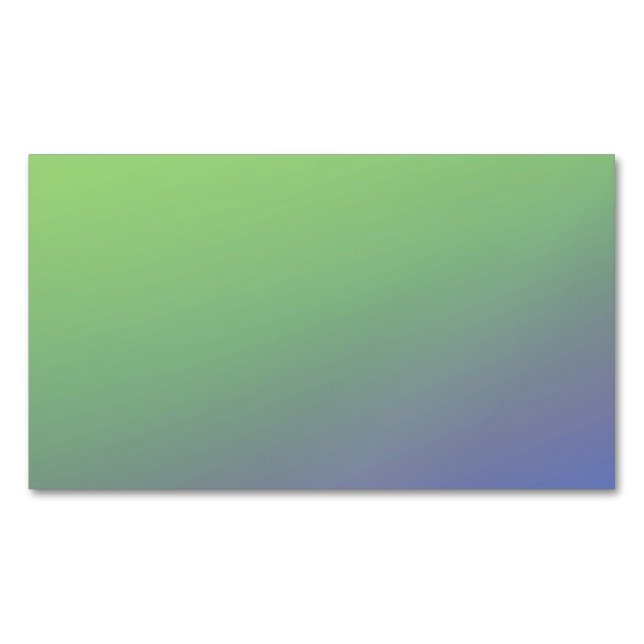 Blaue grüne Regenbogenfarben abstrakte Textur Magnetische Visitenkarte (Vorderseite)