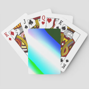 Blaue grüne Regenbogenfarben abstrakte Textur Spielkarten