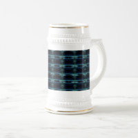 Blaue grüne Regenbogensteine , Artdeco-Muster