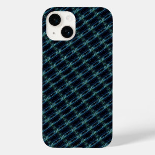 Blaue grüne Regenbogensteine , Artdeco-Muster Case-Mate iPhone 14 Hülle