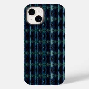 Blaue grüne Regenbogensteine , Artdeco-Muster Case-Mate iPhone 14 Hülle
