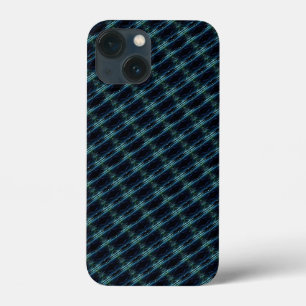 Blaue grüne Regenbogensteine , Artdeco-Muster Case-Mate iPhone Hülle