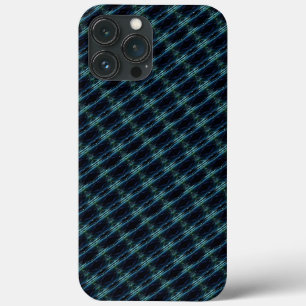 Blaue grüne Regenbogensteine , Artdeco-Muster Case-Mate iPhone Hülle