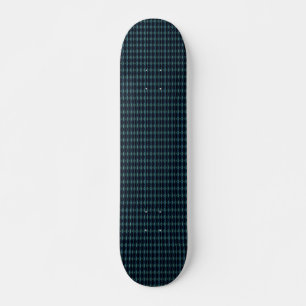 Blaue grüne Regenbogensteine , Artdeco-Muster Skateboard