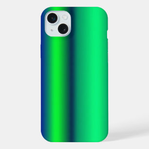 Blaue Grüne Regenbogenstreifen iPhone Hülle