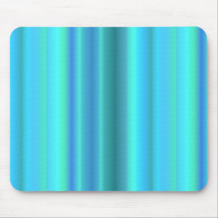 Blaue grüne Regenbogenstreifen Mousepad