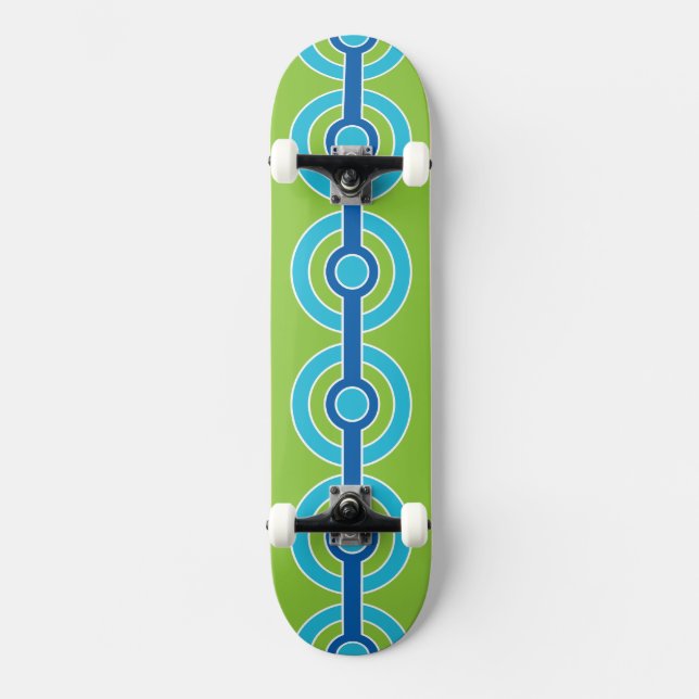 Blaue/grüne Skateboards (Vorderseite)