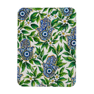 Blaue Hamsa-Hand von Fatima Blumengestaltung Magnet