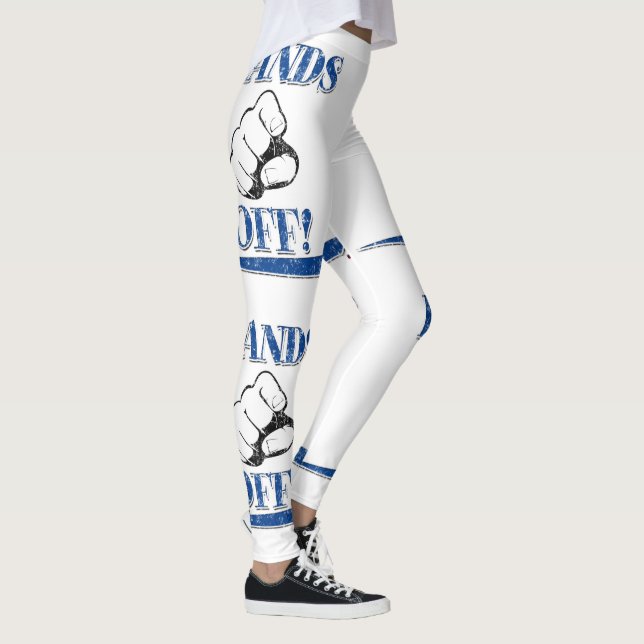 Blaue Hände von Leggings (Rechts)