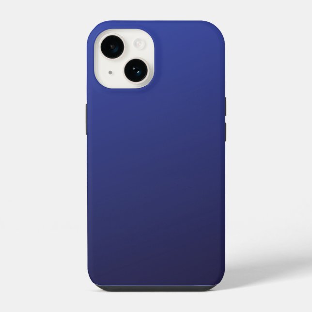 Blaue Handyhülle iPhone 14 Hülle (Rückseite)