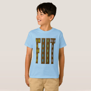 Blaue Hanes Design Foot CHOCOLATE BONBONS T-Shirt