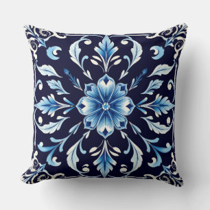 blaue Harmonie-Kissen Kissen
