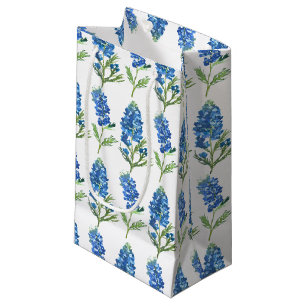 Blaue Hauben Texas Blaue Blumen Aquarell Kleine Geschenktüte