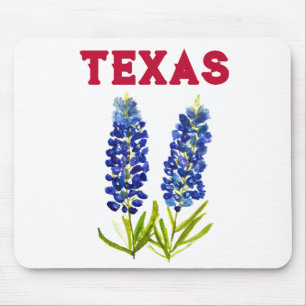 Blaue Hauben Texas State Blumen Lupine Lone Star Mousepad