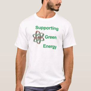 Blaue Häuschen-Maurer gehen Grün T-Shirt