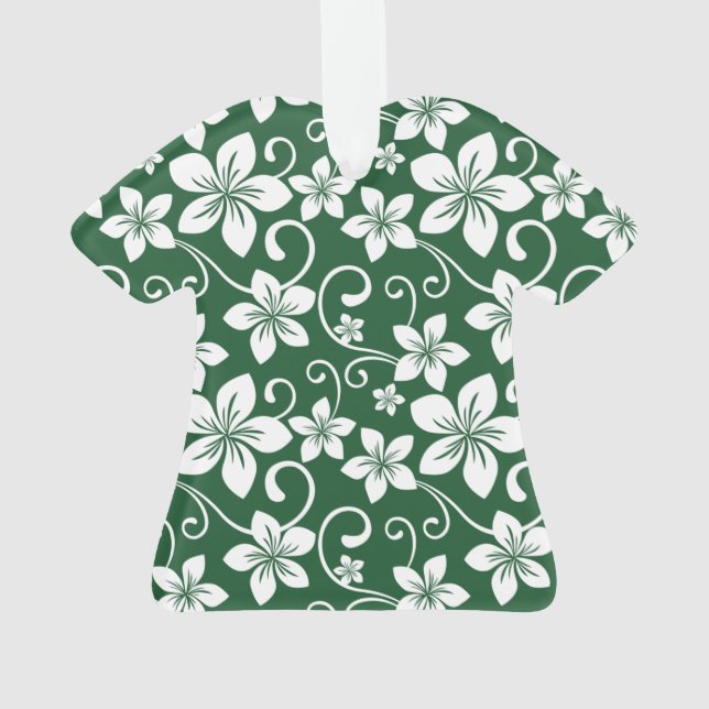 BLAUE HAWAII (GRÜNE WÄLDER) ORNAMENT (Rückseite)