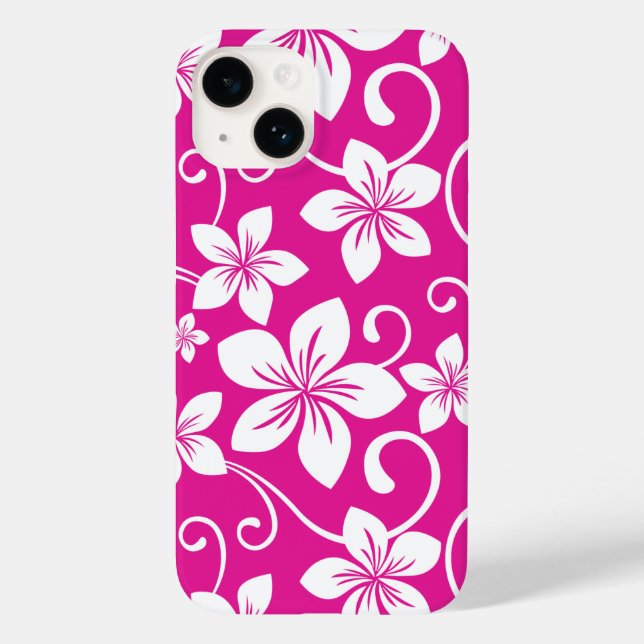 BLAUE HAWAII (HOT PINK) Case-Mate iPhone 14 HÜLLE (Rückseite)