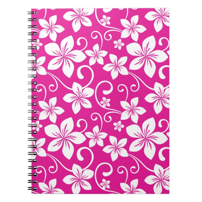 BLAUE HAWAII (HOT PINK) NOTIZBLOCK (Vorderseite)