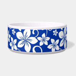 BLAUE HAWAII-MUSTER IN KÖNIGSBLAU NAPF
