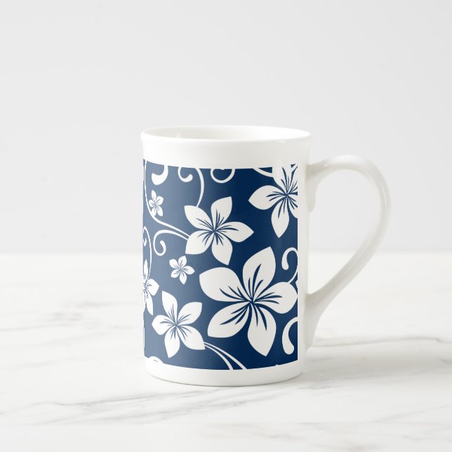 BLAUE HAWAII (NAVY) KNOCHENCHINA TASSE (Rechts)