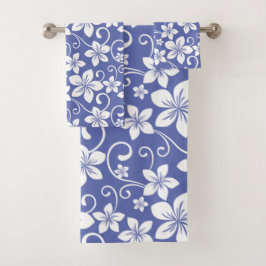 BLAUE HAWAII (PERIWINKLE) BAD TOWEL SET