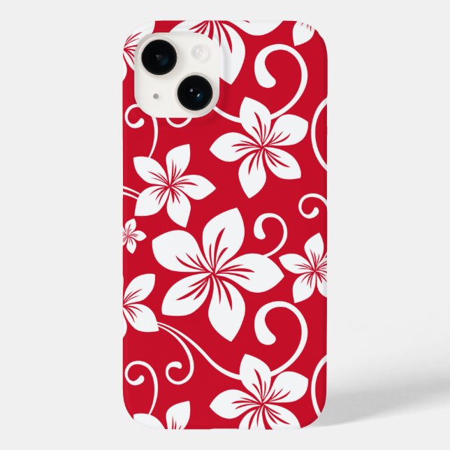 BLAUE HAWAII (RED) Case-Mate iPhone FALL 14 Hülle (Rückseite)