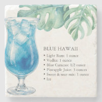 Blaue Hawaii-Rezept-Drinks-Liquor-Unterlagen