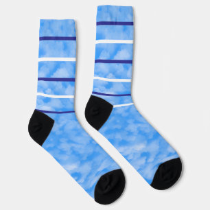 Blaue & hellblaue Socken