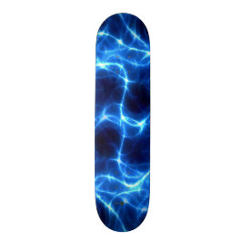 Blaue helle Ströme Skateboard