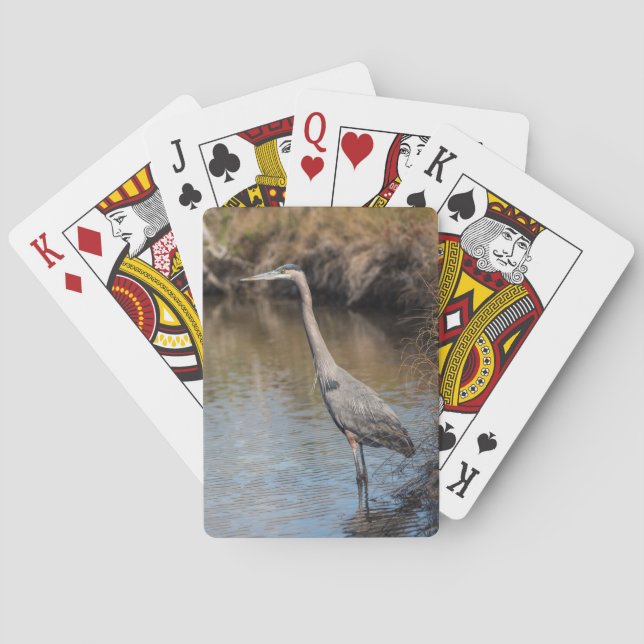 Blaue Herde in Wasserspielkarten Spielkarten (Rückseite)