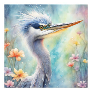 Blaue Herde (Rainbow Birds) 1 Fotodruck
