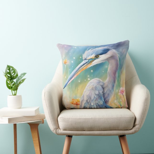 Blaue Herde von Rainbow Birds 2 Kissen (Stuhl )